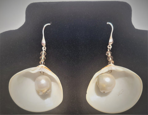 Fresh Water Pearl earrings made by Joanette Aird