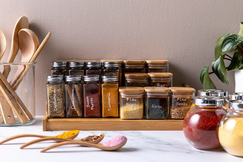 Spice Jar & Spice Rack