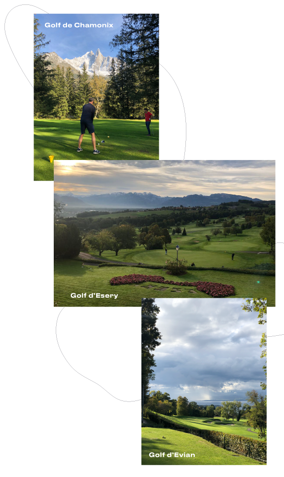 Photos de golfs de Haute-Savoie en France
