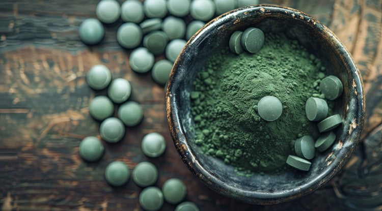 Spiruline algue composition