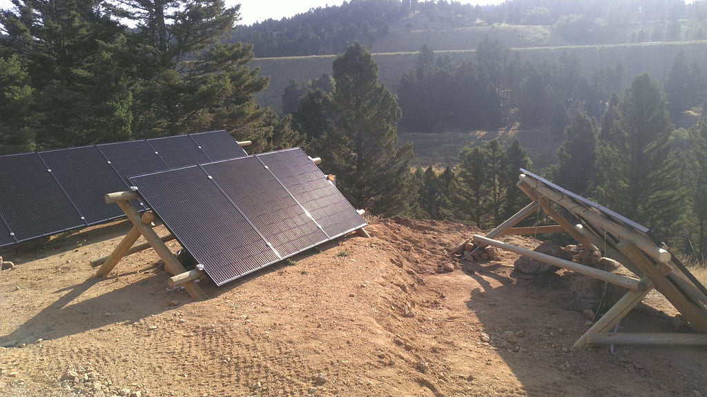 Ground mounted solar array 