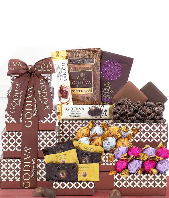 Golden Godiva Gift Tower