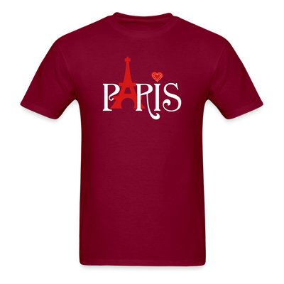 Paris T-Shirt - burgundy
