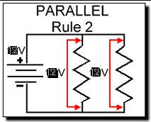 Circuit type wire connection