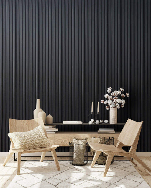 16+ Black Wall With Wood Slats