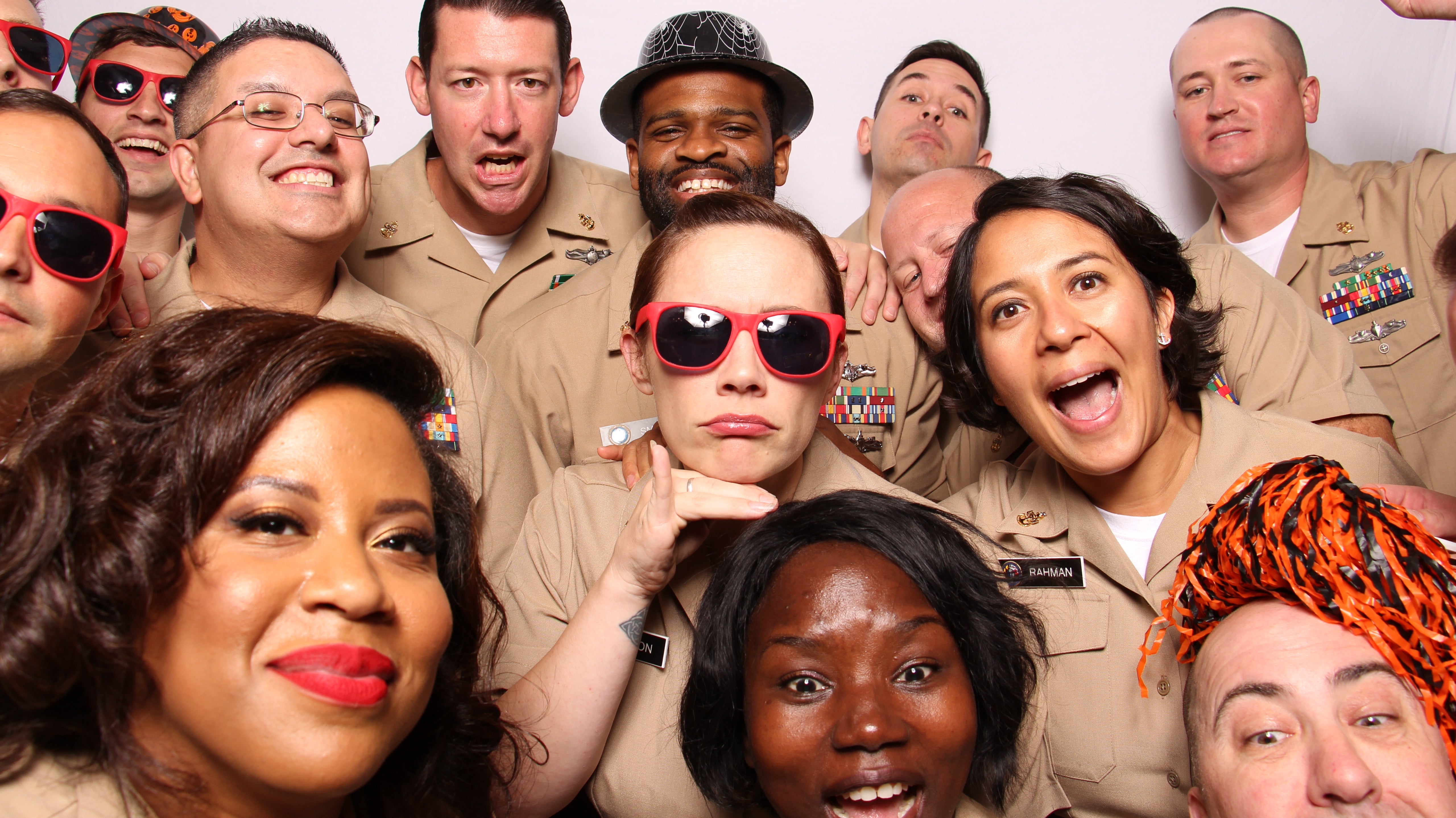 Pixilated Photo Booth Military Discounts