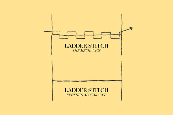 ladder stitch