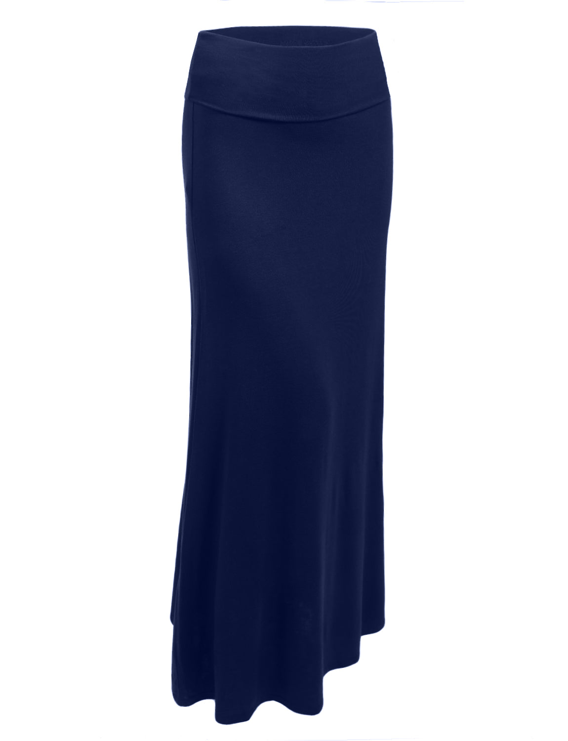 navy jersey maxi skirt