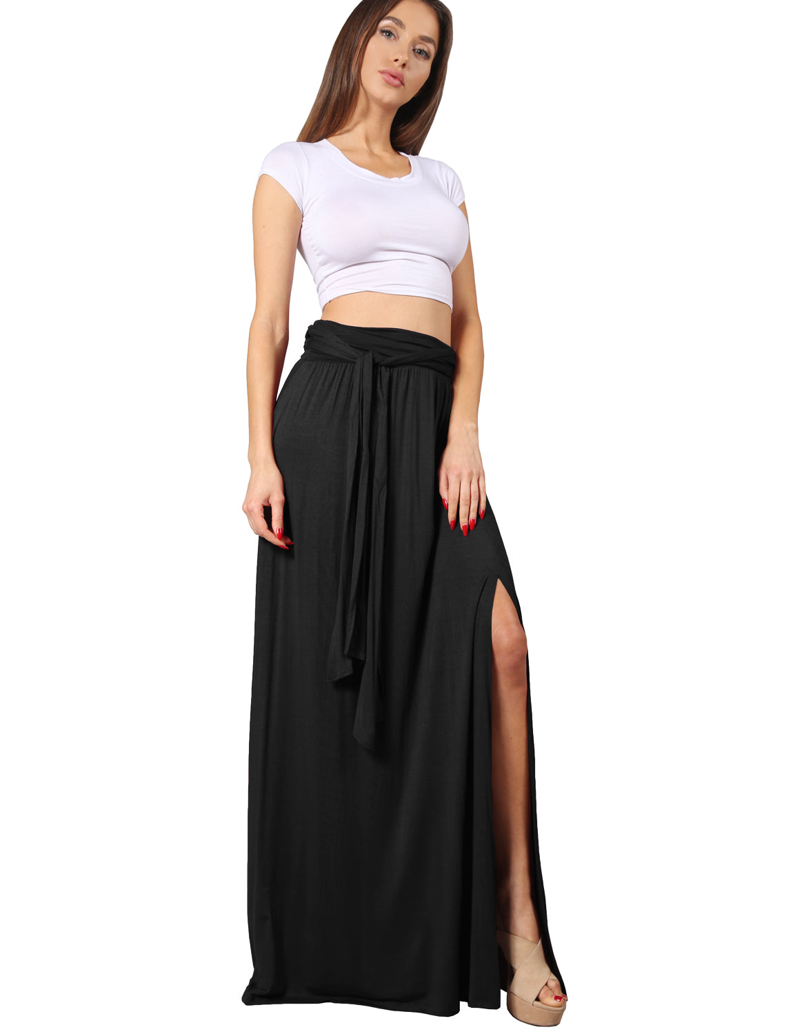 maxi wrap skirts