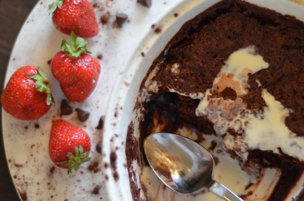 Gluten Free Chocolate Self Saucing Pudding for Two