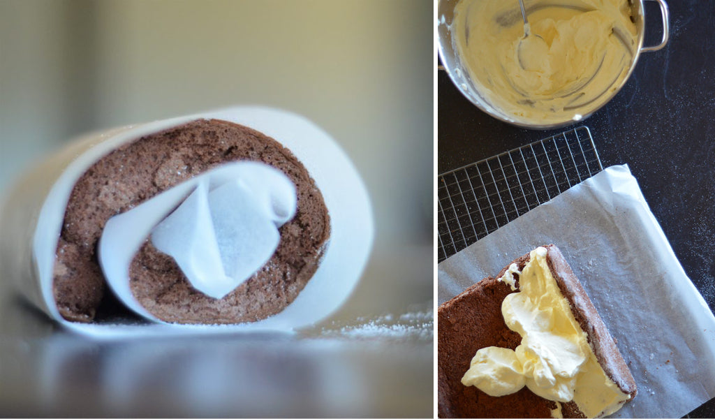 Baking a Gluten Free Chocolate Swiss Roll