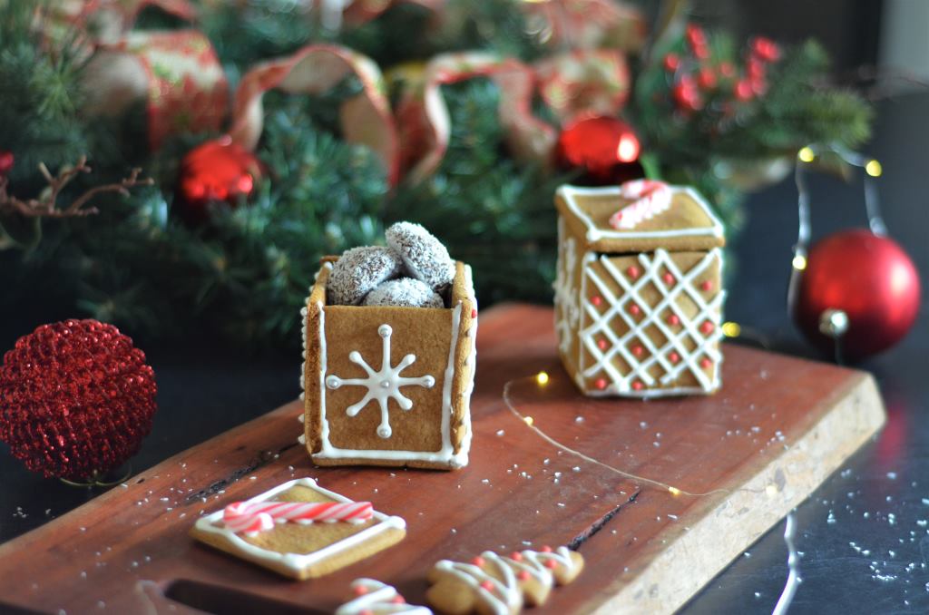 Gluten Free Gingerbread Boxes