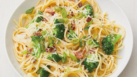 Tays Spaghetti Carbonara with Broccoli Recipe