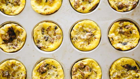 Mushroom Egg Frittata Bites Recipe