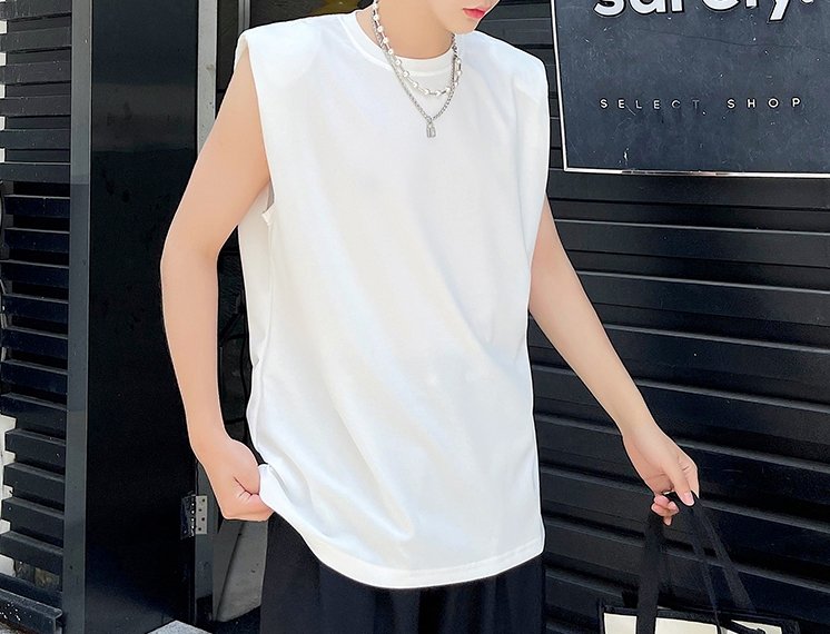 Mode Simple Tank Top Kbq350 Kbqunq 韓国メンズファッション通販サイト