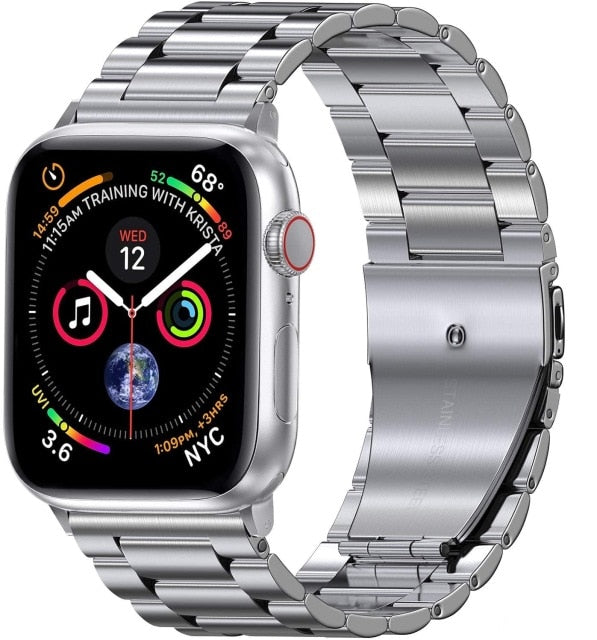 Compatible with Apple Watch Band 7 41mm 45mm Metal Strap for iwatch se –  www.