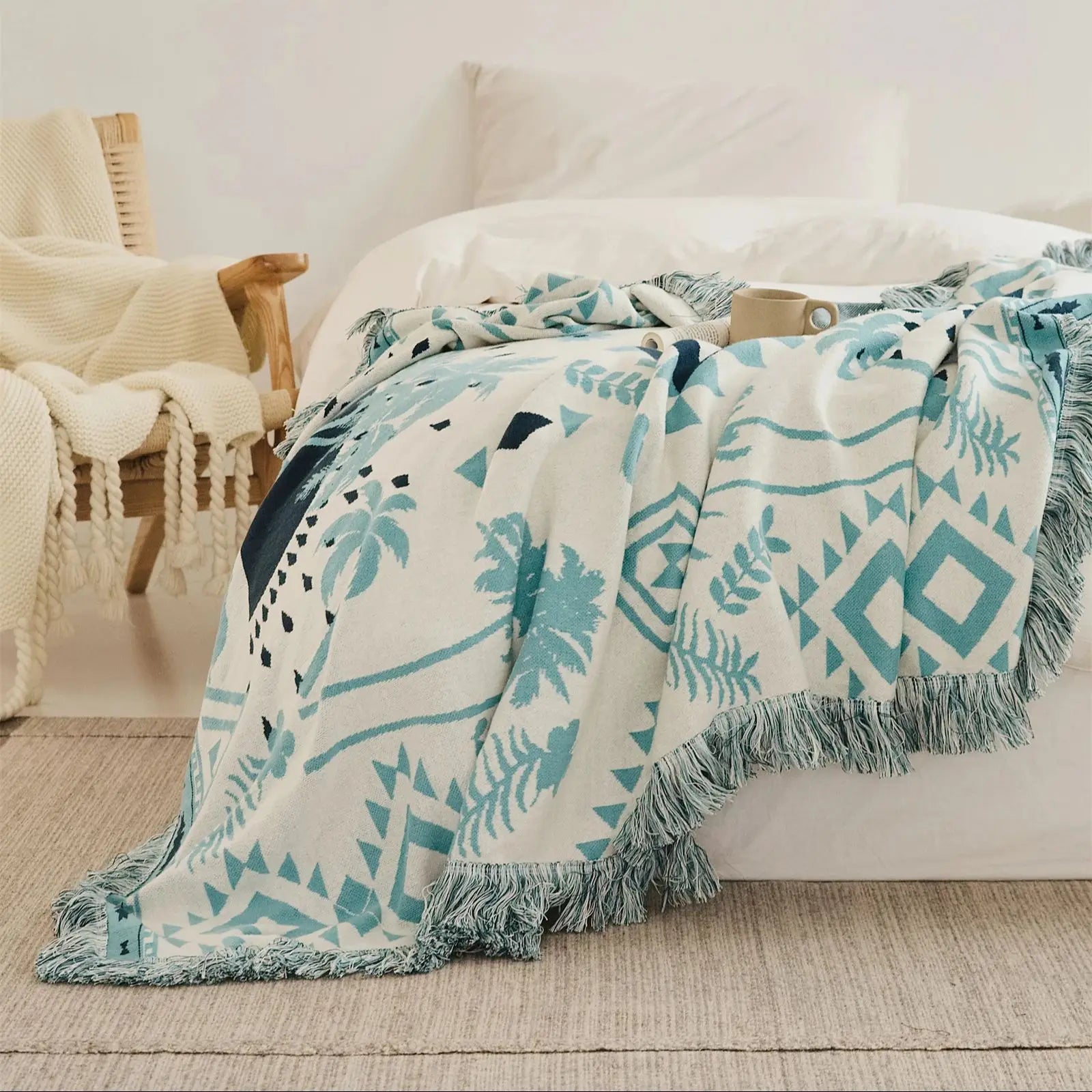 Bohemian Pattern Blanket + Pillow