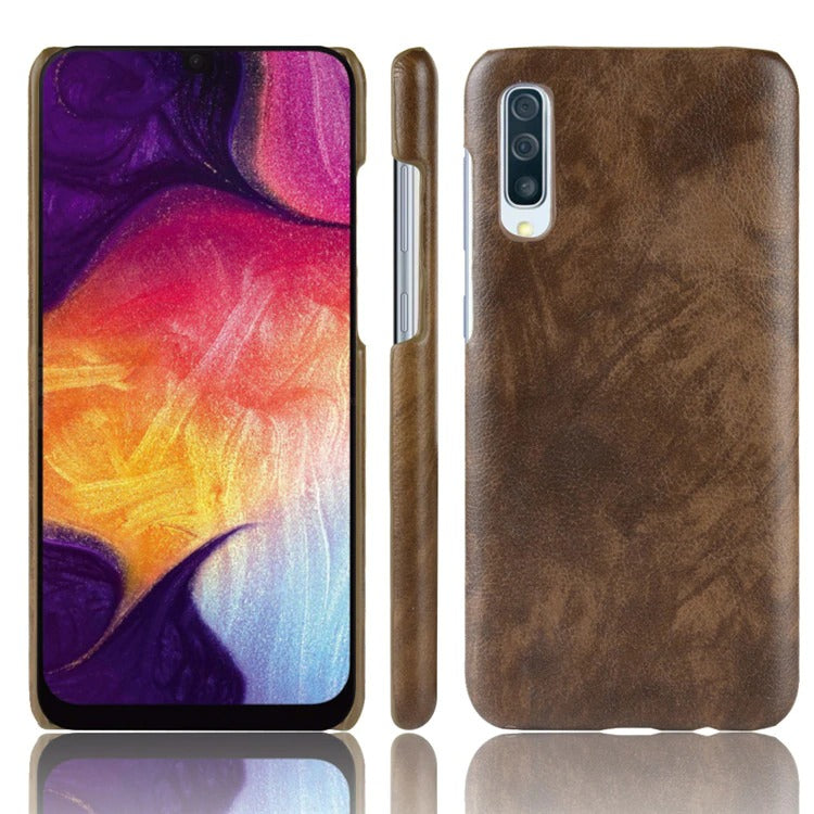 Samsung Galaxy A50 coffee color hard back cover case
