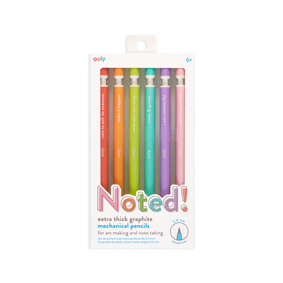 noted! 2-in-1 micro fine tip pen and highlighters - set of 6 – Flying Pig  Toys