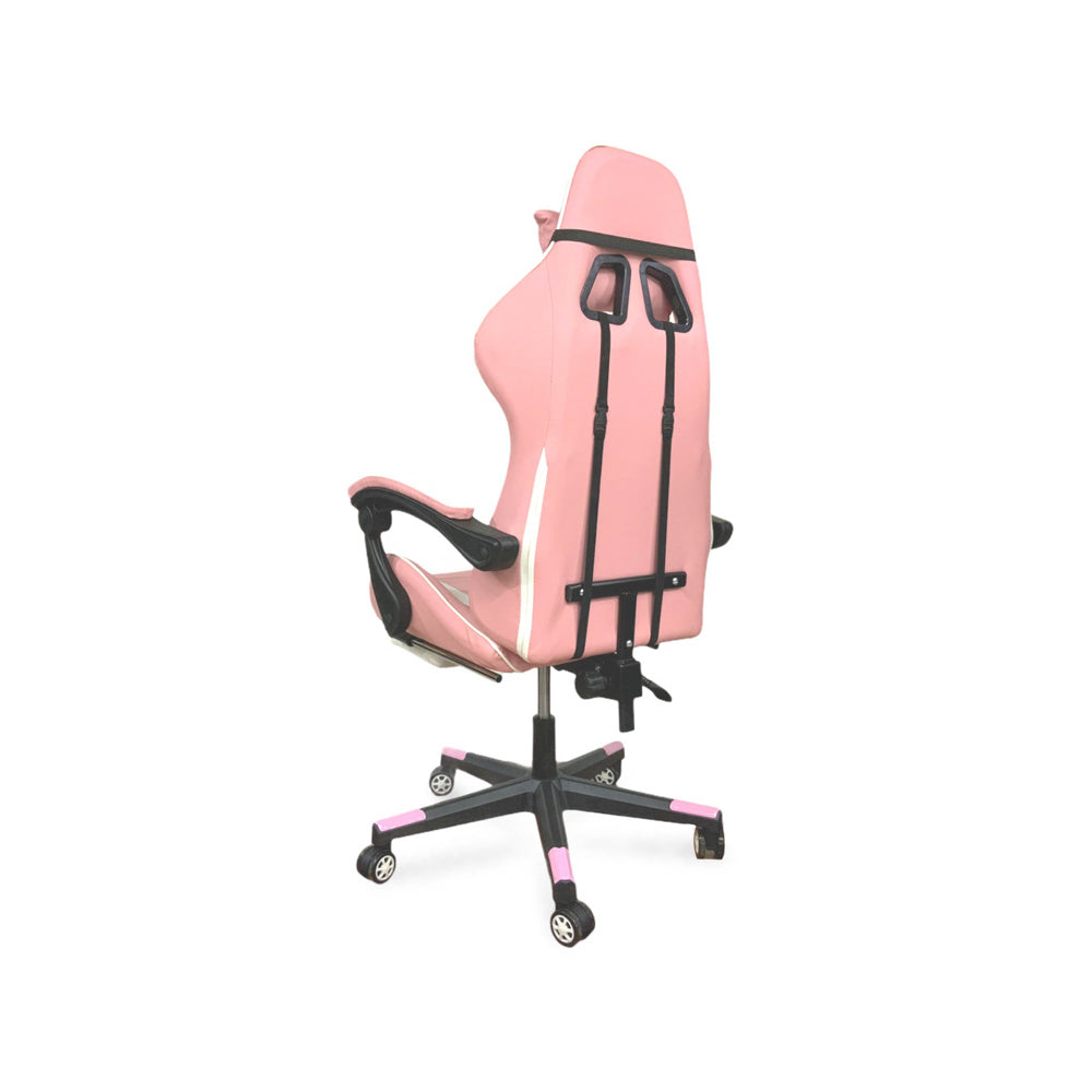 Silla Gamer Portleon Rosada - Vista 5