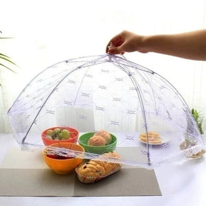 Portable Food Covers Mesh Umbrella - MindGemWellness - Food Mesh Cover