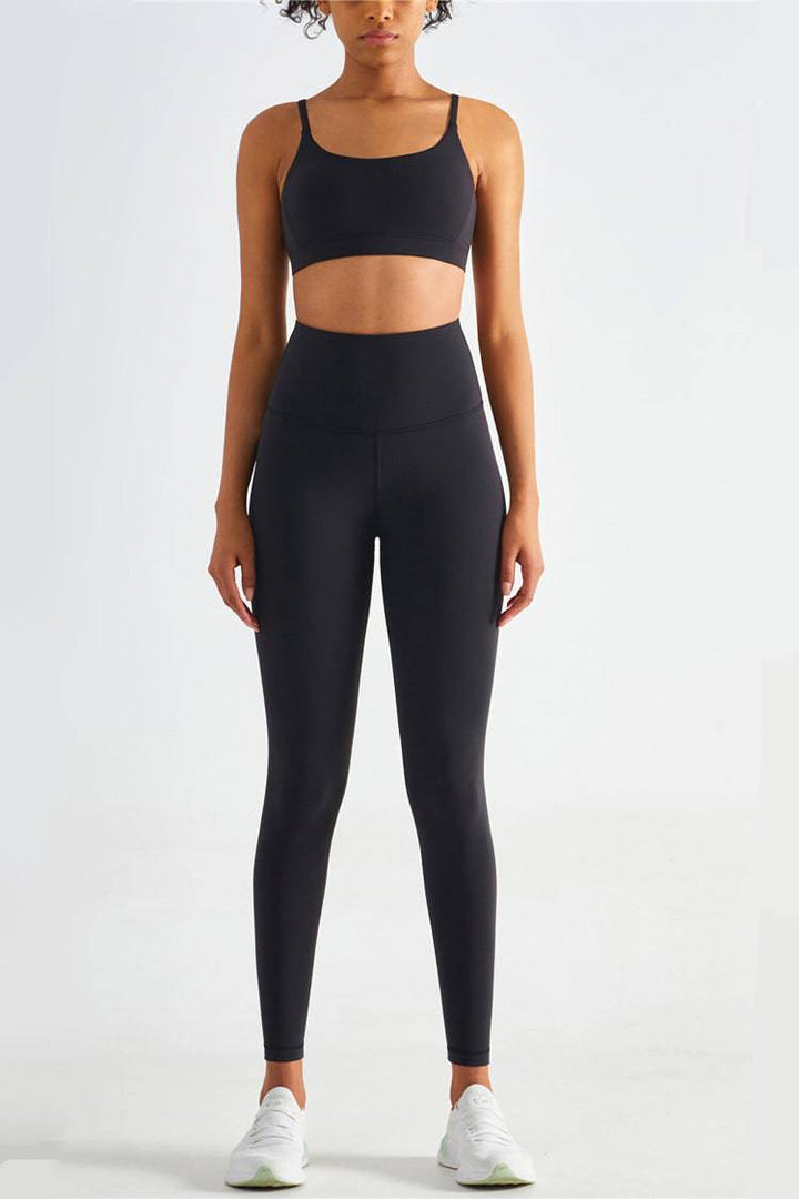 Lexi Black High-Rise Tight Leggings