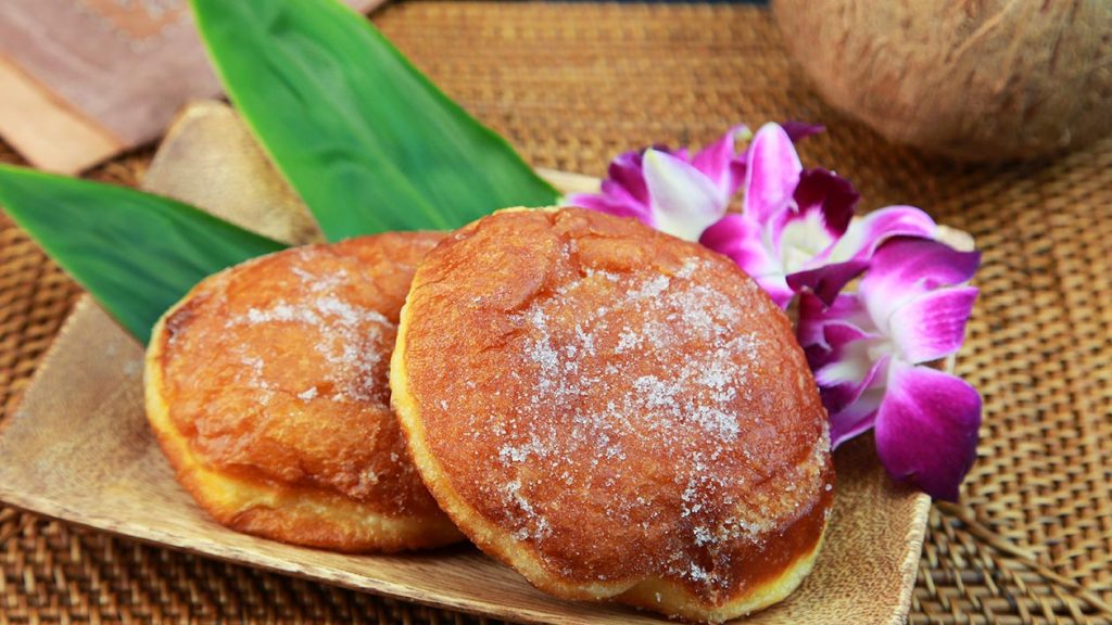 malasada donuts on a plate