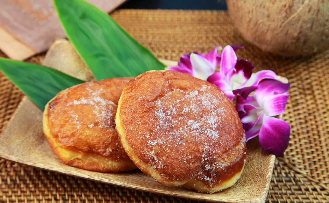 Portuguese malasada doughnut