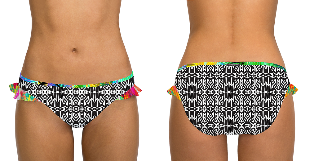Islander G212 Flutter Hipster With Binding Bottom