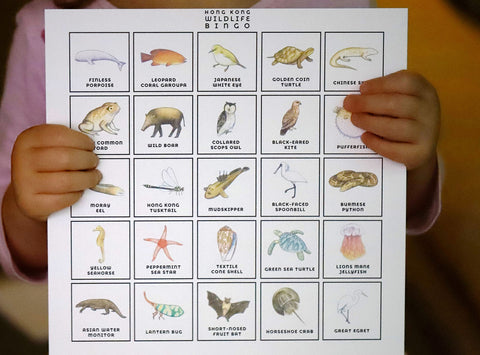 Hong Kong Wildlife Bingo