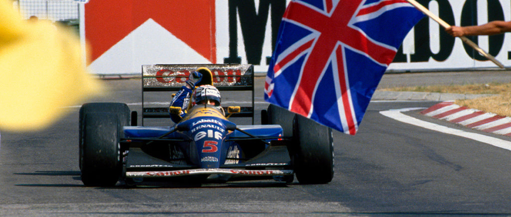 Poster Williams Racing Red Five Champion du Monde Pilote et Constructeur F1 1992 - Edition limitée