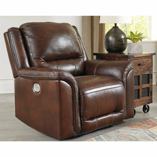 brown manual recliner chair