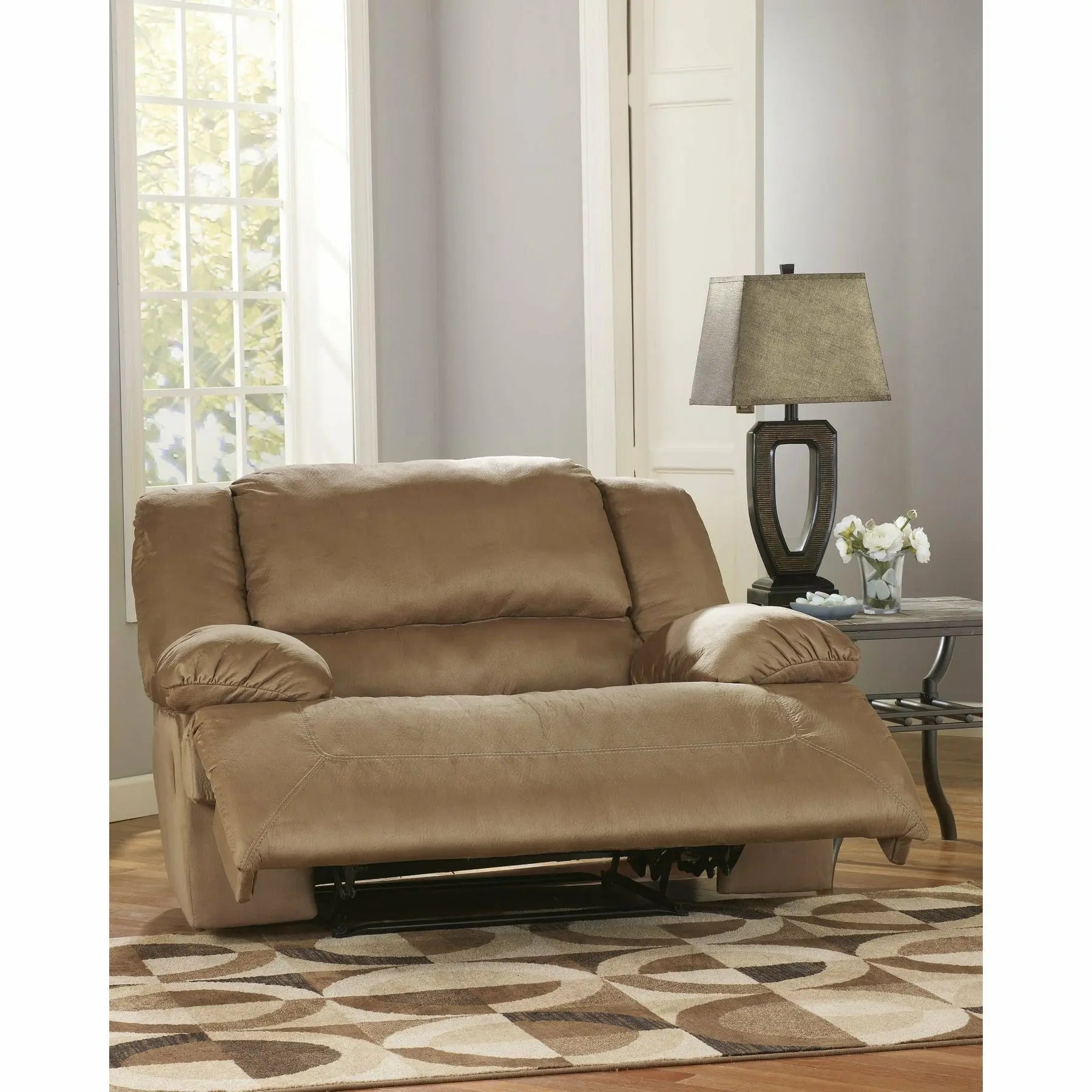 ashley furniture hogan zero wall wide seat recliner