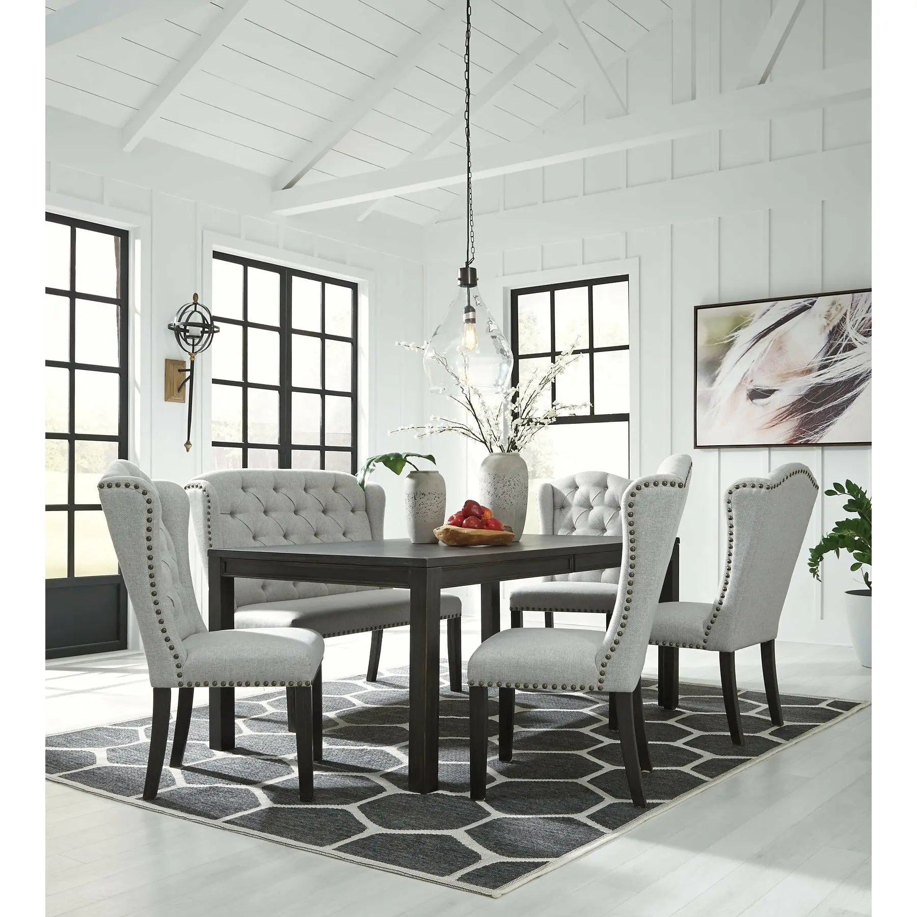 ashley furniture tables with benches