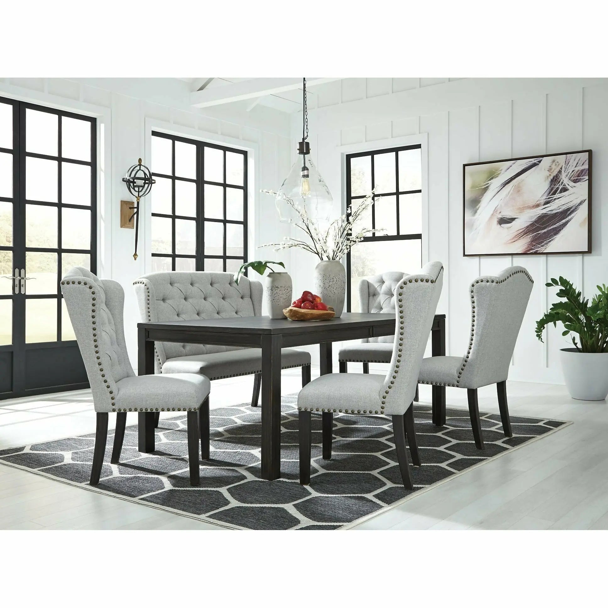 ashley rectangular dining table