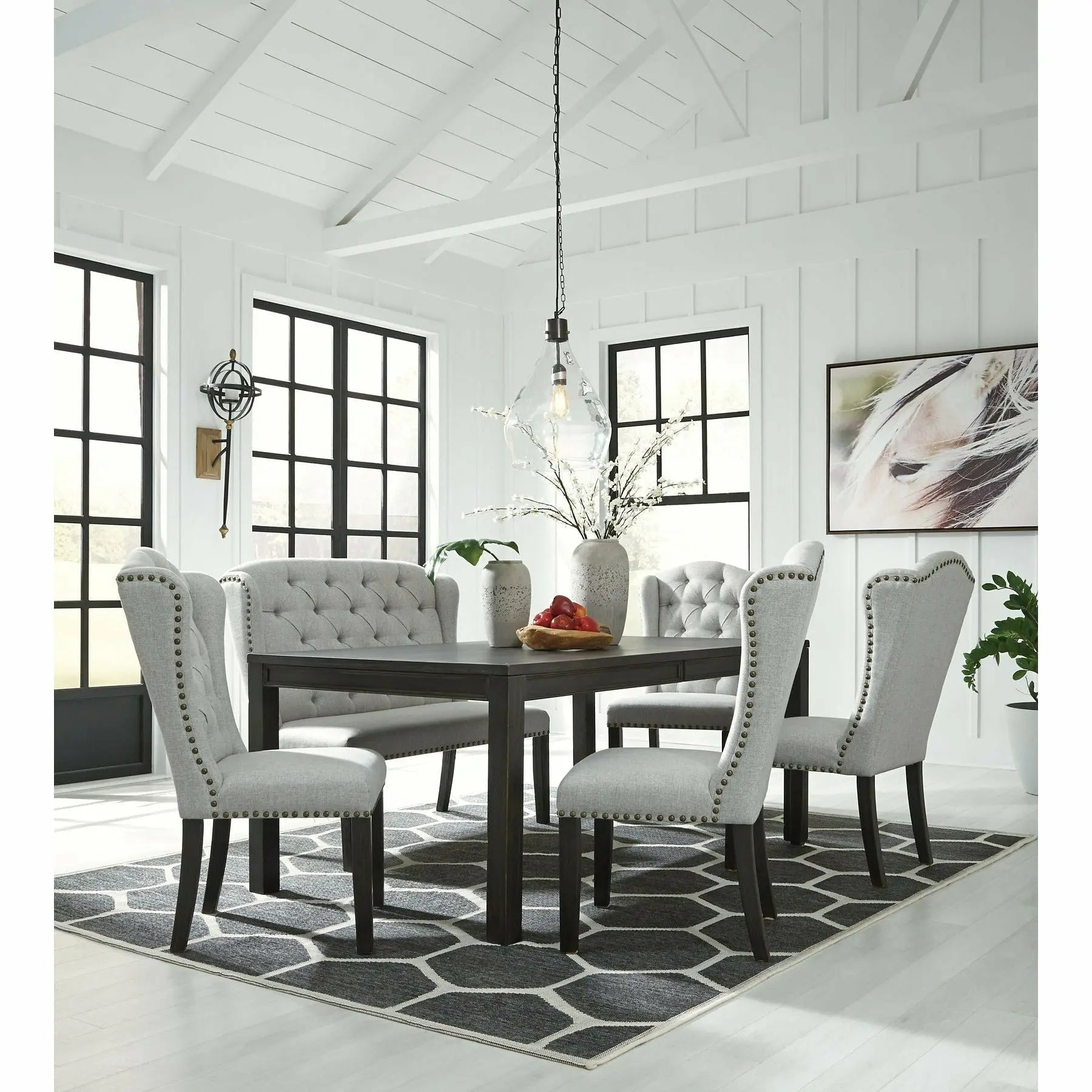 ashley rectangular dining table