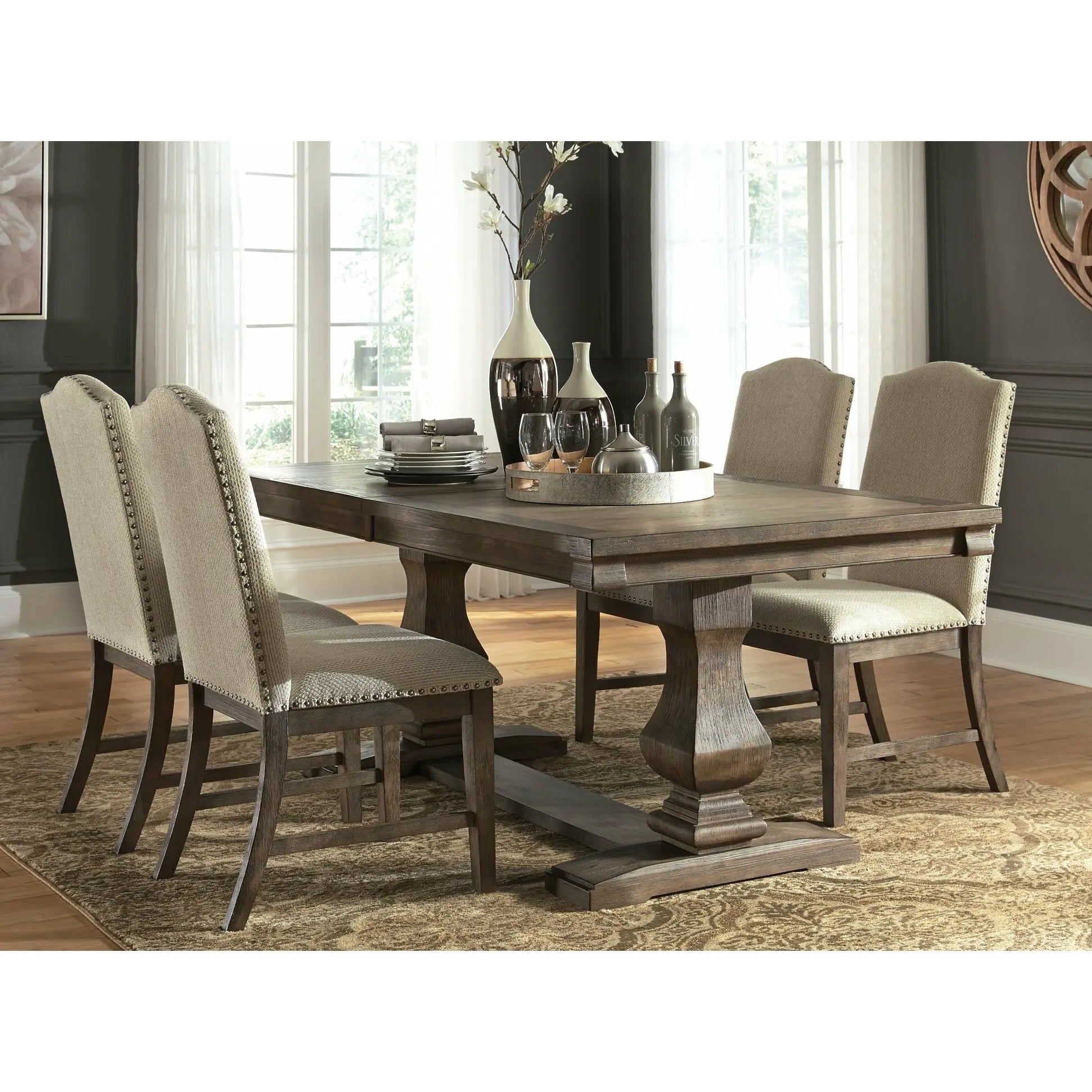 crate and barrel dining table set