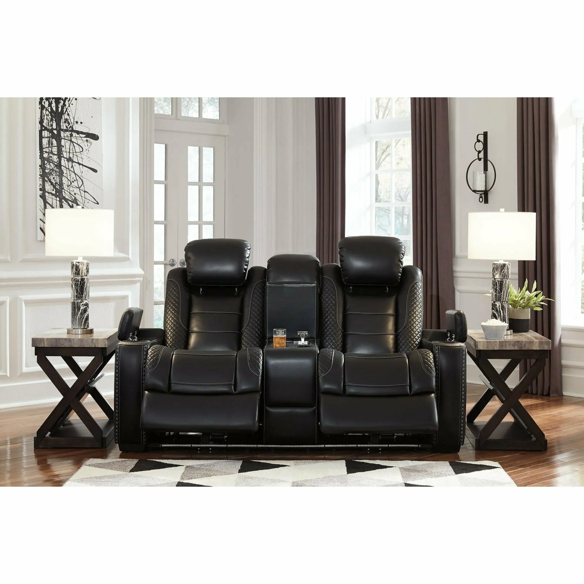 party time dual power recliner