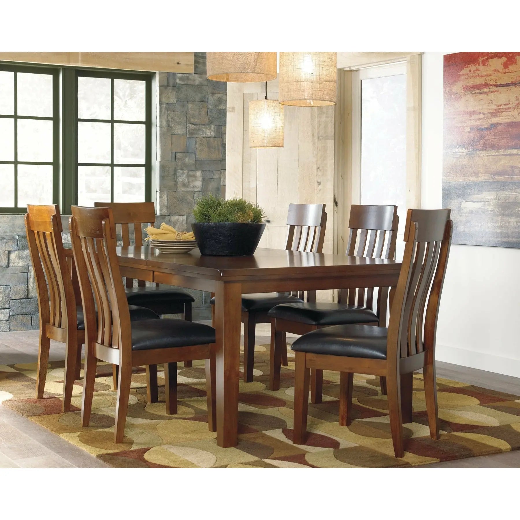 ashley furniture 8 piece dining set