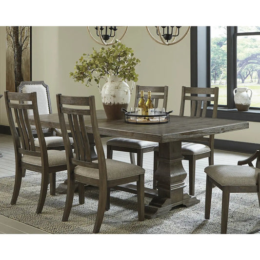 ashley farmhouse dining table