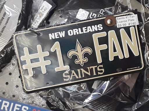 Rico New Orleans Saints License Plate #1 Fan