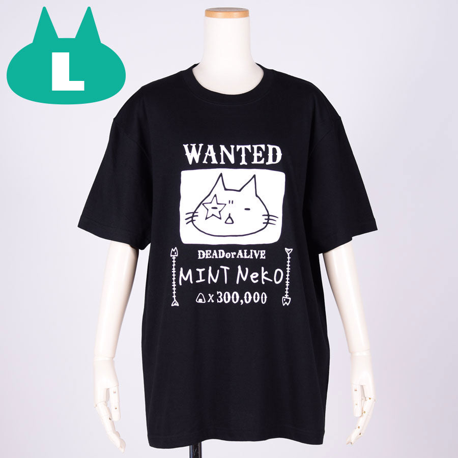 MINT NeKO タマのTシャツ BK・XL