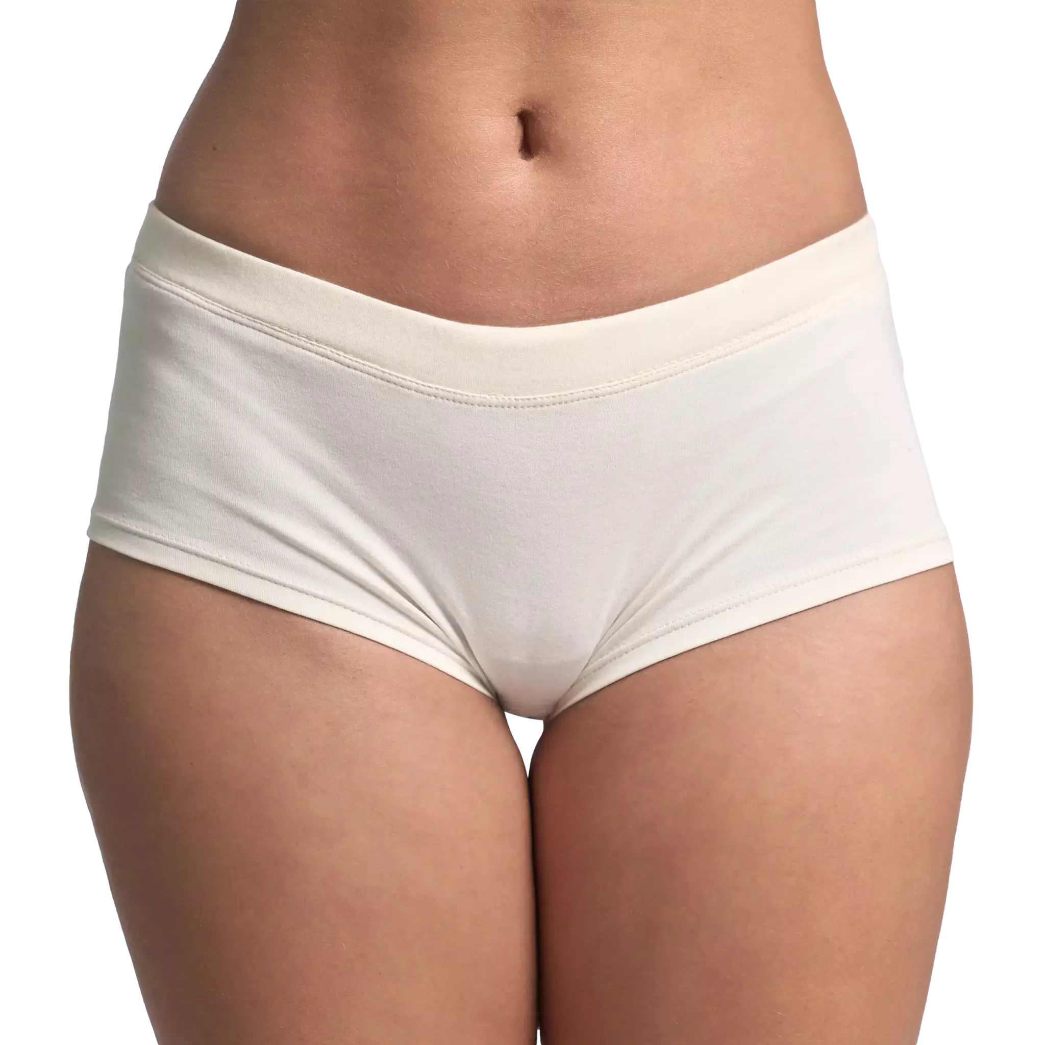 women's organic cotton natural blue panties