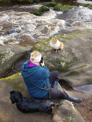 Puppt Photo shoot in Roslin Country Park, Midlothian, Scotland