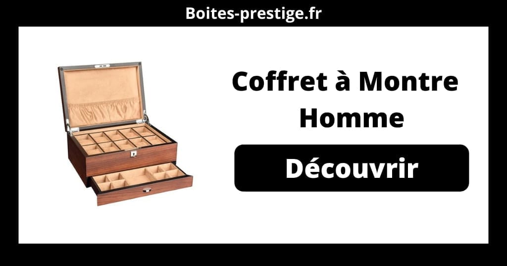 Coffret à Montre pour Homme (10 Slots)