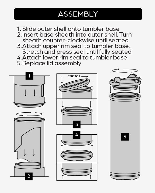 CRUSHMETRIC Tumbler