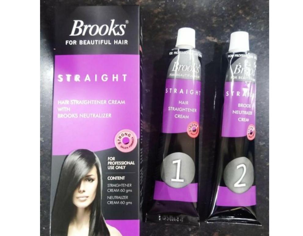 Brooks Hair Straightener Cream With Brooks Neutrilizer 60 g  60 g   barbersupplyin