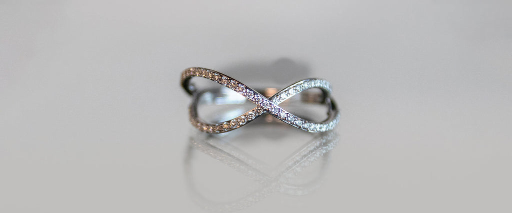 Bigli Ring Infinity, weiße Diamanten, 23R199Wdia