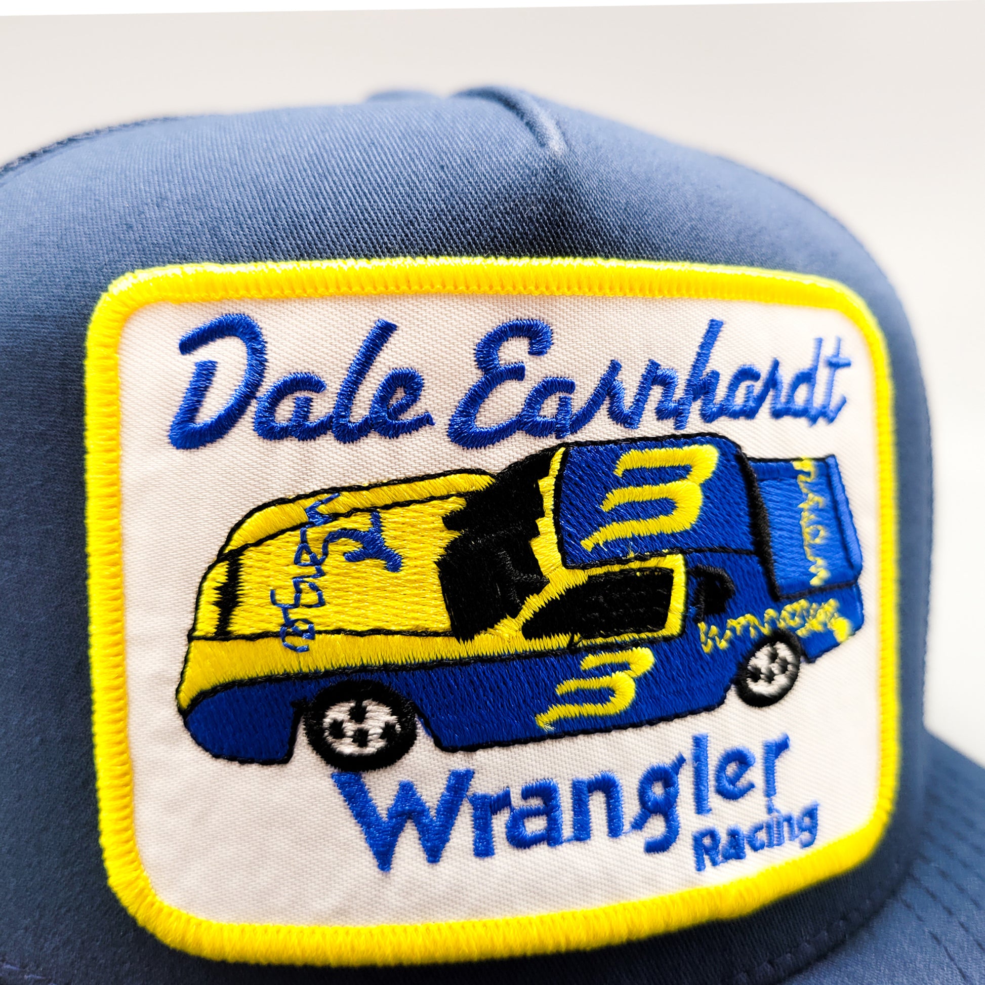 Dale Earnhardt Wrangler Racing Nascar Trucker Hat – Vintage Truckers