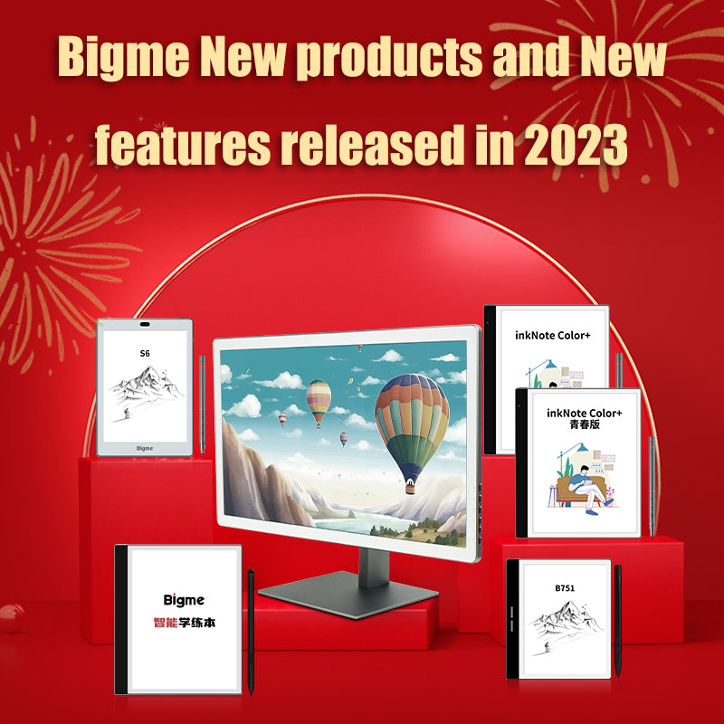 Bigme New products and New features released in 2023